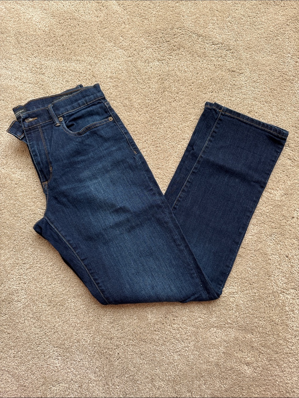 Banana Republic Women's Dark Blue Girlfriend Jeans